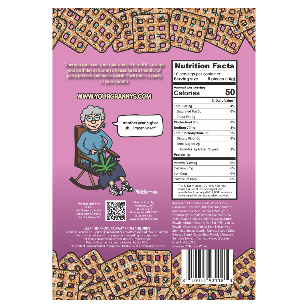 Birthday Cake Pretzels Back