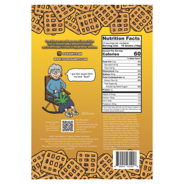 Granny's Cheddar Cheese Pretzels